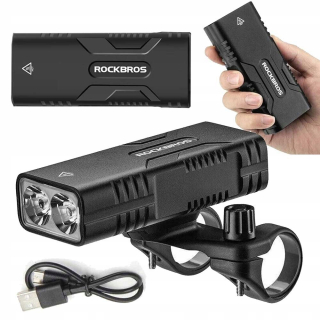 RockBros svetlo na bicykel 24310002001 850 lm USB